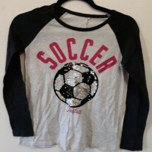 Justice girls soccer t Size Large (10)